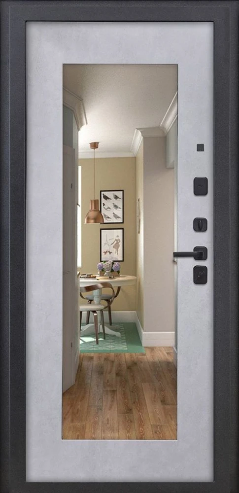 Входная дверь ДвериПРО Elfy ФЛЗ-603 Бетон снежный DPRO198277 внутренняя сторона