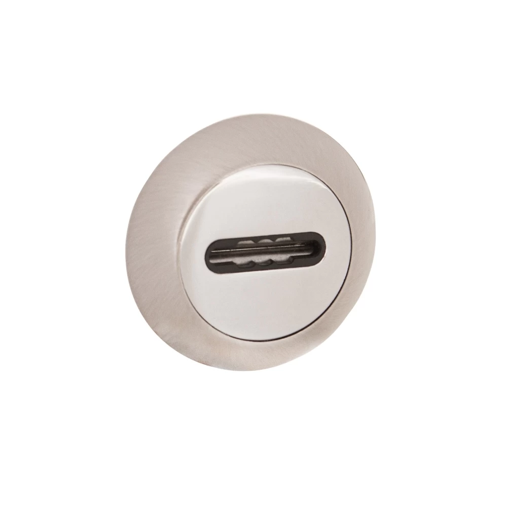 Фото Накладка на сувальдный замок SC.R.RM54 (SC RM) SN/CP-3 матовый никель/хром