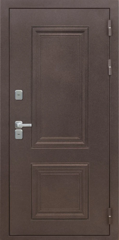 Входная дверь ДвериПРО Д-68 Без фрезеровки Дуб арктик горизонт DPRO228195 внешняя сторона