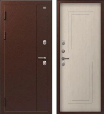 Дверь Термо-100 Антик Медь - Седой дуб