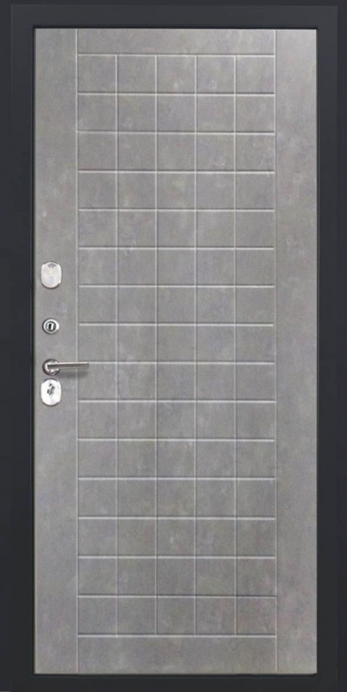 Входная дверь ДвериПРО Квадро ФЛ-256 (10мм, бетон пепельный) DPRO197938 внутренняя сторона