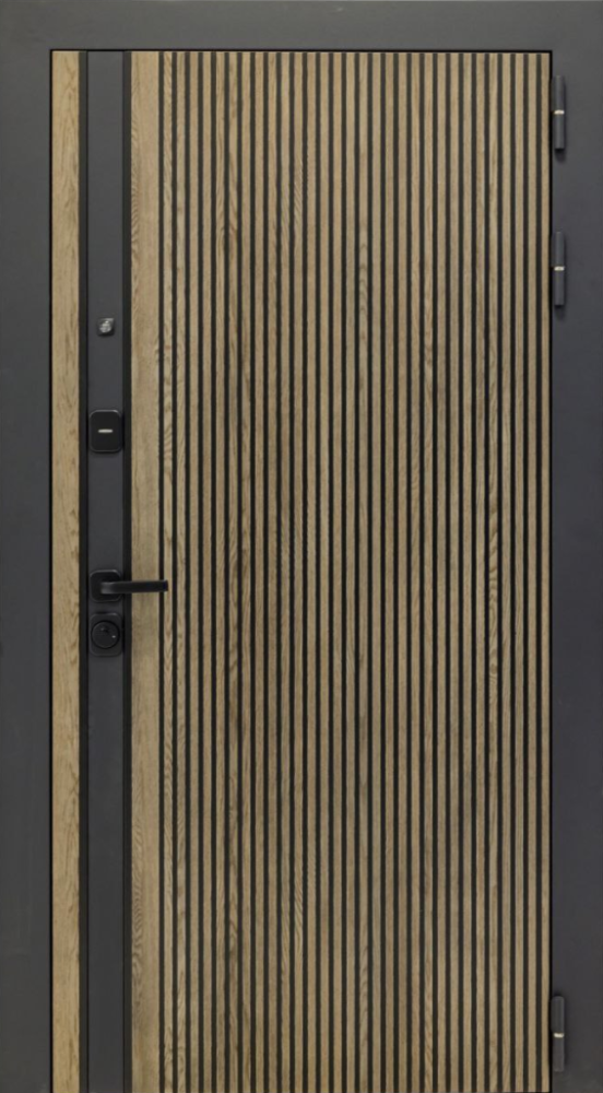 Входная дверь ДвериПРО Rosna Экошпон СБ-3 (16мм, венге) DPRO196954 внешняя сторона