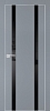 Межкомнатная дверь PX-9  AL кромка с 4-х ст. Серый матовый